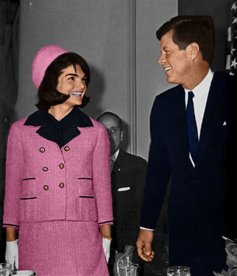 jackie kennedy pink suit photos.